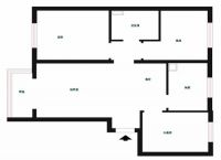 保利紫荆香谷102平中式效果图设计