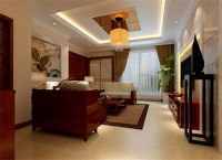 鲁能七号院180平中式古典风格效果图设计