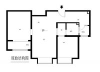阳光波尔多90平美式风格效果图设计