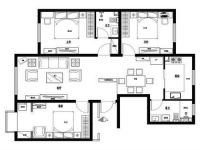 融科香雪兰溪大三居简美风格