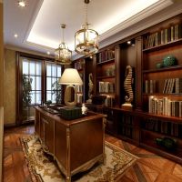 武警总医院140平美式风格-北京实创装饰