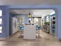 银泰花园252平地中海风格-北京实创装饰