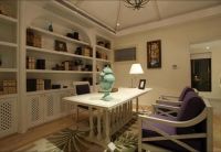 北京江南山水三居室地中海风格设计案例展示