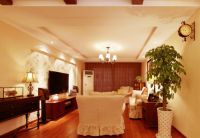 美式130平米三居室效果图