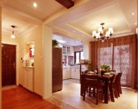 美式130平米三居室效果图