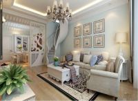 前进花园牡丹苑90平美式风格-北京实创装饰