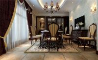 永定河孔雀城251平美式古朴欧式风格设计
