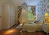 保利紫荆香谷90平田园风格效果图设计