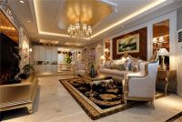 宏福苑150平欧式效果图案例设计