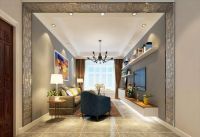 兴康家园100平米现代简约装修效果图