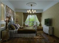 香悦四季200平别墅美式装修-北京实创装饰