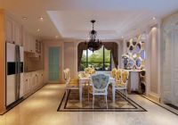 北京元洲装饰御翠尚府别墅290平欧式风格