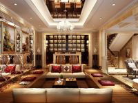 北京元洲装饰自在香山220平欧式风格