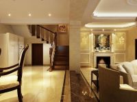 北京元洲装饰固安孔雀城245平简欧风格