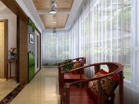 北京元洲装饰蓝岸丽舍100平新中式风格