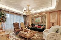 金科王府三居室欧式田园风格案例