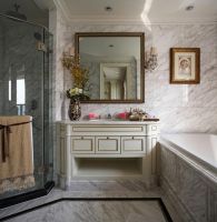 北京元洲装饰旭辉御锦别墅248平简欧风格