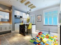 兴康家园100平简约风格装修-北京实创装饰