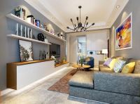 兴康家园100平简约风格装修-北京实创装饰