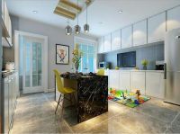 兴康家园100平简约风格装修-北京实创装饰