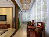 北京元洲装饰-国防大学中式风格复式