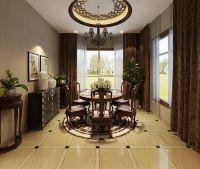 北京元洲装饰孔雀城230平东南亚风格