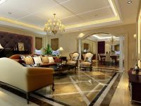北京元洲装饰旭辉御锦248平简欧风格