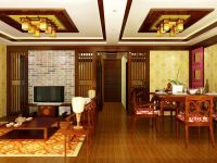 华宇绿洲180平中式古典风格