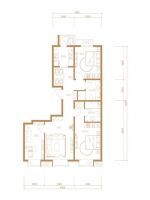 京投银泰·公园悦府 三居室 简欧风格