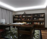 北京尚峯壹號中式风格案例效果图