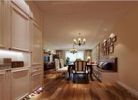 清景园131平简约美式风格装修-北京实创装饰