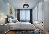 清景园131平简约美式风格装修-北京实创装饰