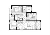 恒大御景湾89平简约风格装修-北京实创装饰