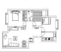 130平米简约风格设计