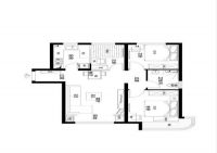 花园小区90平乡村田园装修-北京实创装饰