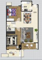 北京怡园--二居室