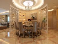 禧福汇133平轻奢简欧风格装修-北京实创装饰