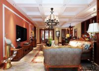 海云轩小区200平美式风格装修-北京实创装饰