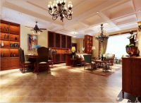 海云轩小区200平美式风格装修-北京实创装饰