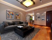 中建国际港90平简约装修-北京实创装饰