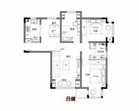 中建国际港90平简约装修-北京实创装饰