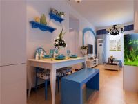 鸿博家园-地中海风格-两居室