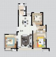 京贸国际公馆--3居室