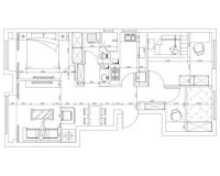 简约风格的小三居