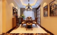 鲁能７号院142平美式风格-北京实创装饰