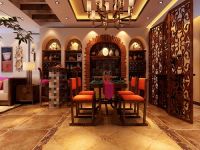 花园小区162平东南亚风格装修-北京实创装饰