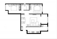 嘉都90平简约风格装修-北京实创装饰