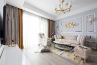 首开香溪郡117㎡轻奢美式3室2厅