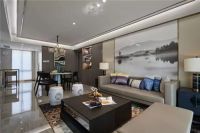 98㎡现代中式，材质细腻又充满独特品味