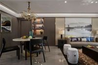 98㎡现代中式，材质细腻又充满独特品味